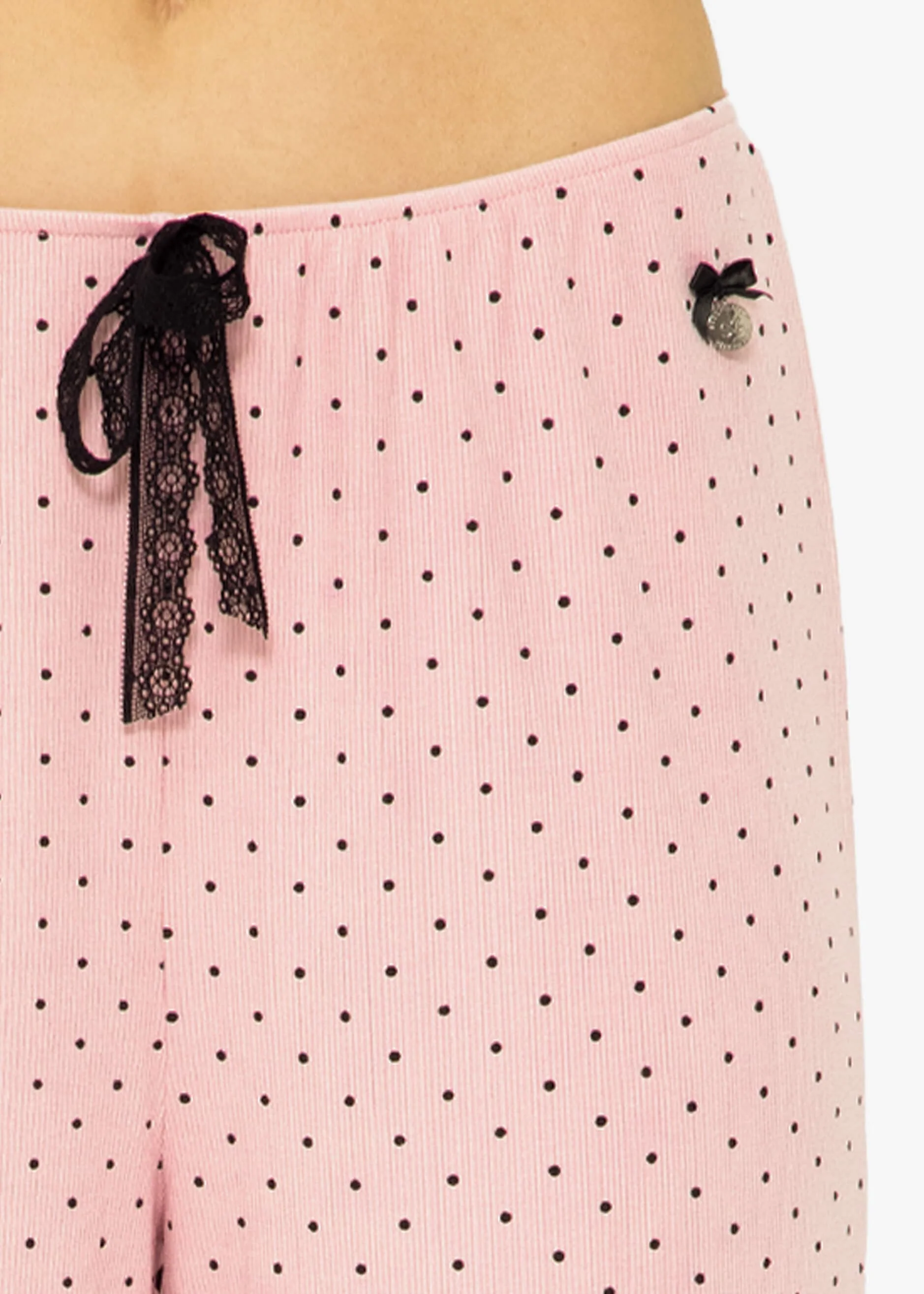 Sleep pants with dots - pink - Image 6
