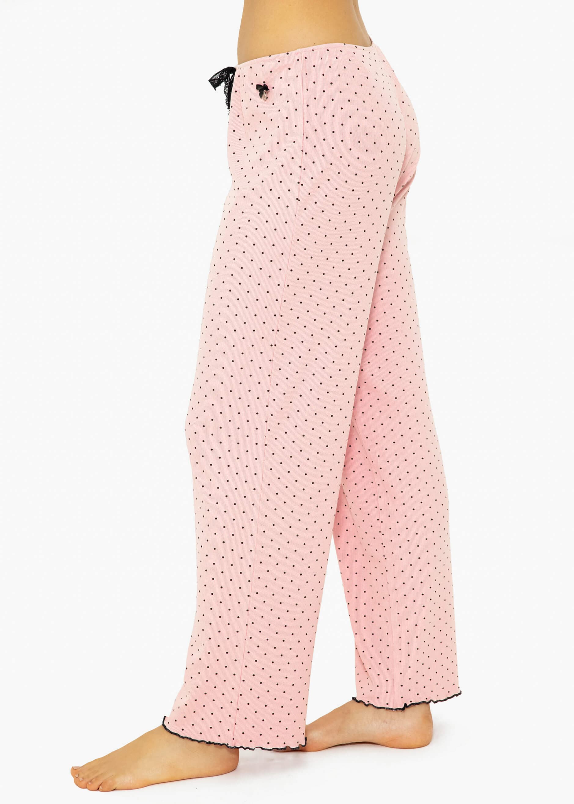 Sleep pants with dots - pink - Image 7