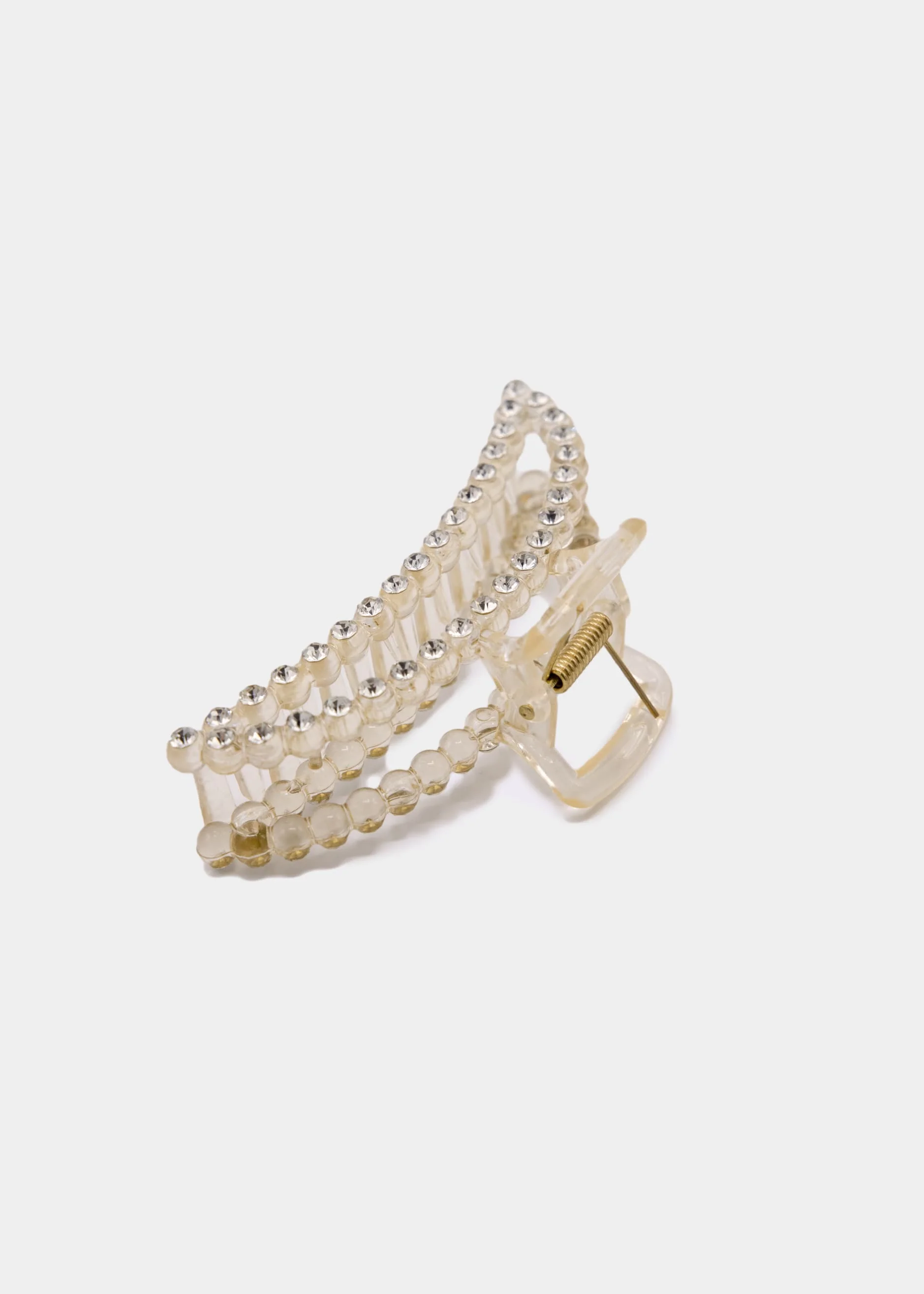 Sparkling hair clip - white - Image 3